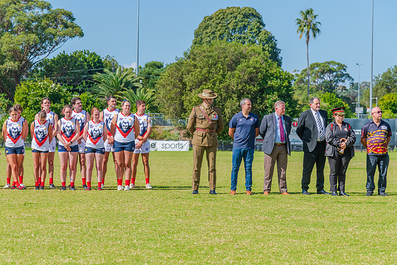 ANZAC Day Service at Picken Oval, Croyden Park - 25 April 2024