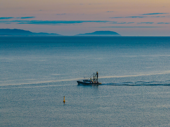 Aerial Sunrise at Forster Main Beach