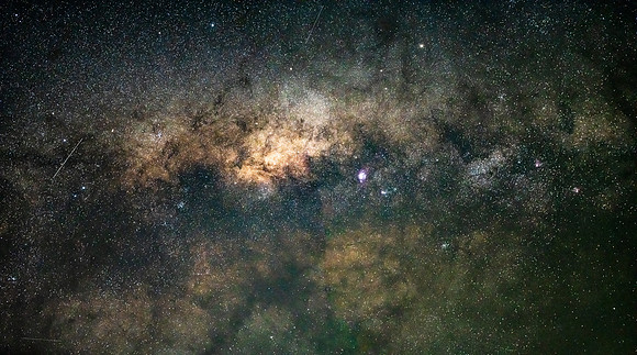 The Star Filled Night Sky of the Milky Way Galaxy