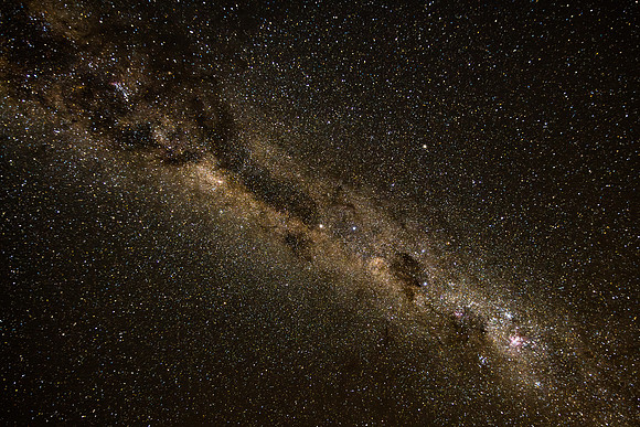 The Milky Way Galaxy on a cold Winter's night