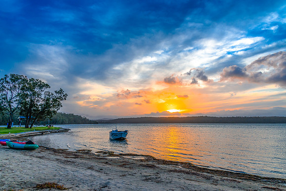 Sunset at Wallaga Lake