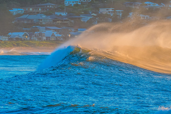 Winter Sunrise and Surfs Up