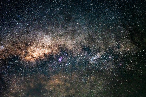 The Star Filled Night Sky of the Milky Way Galaxy