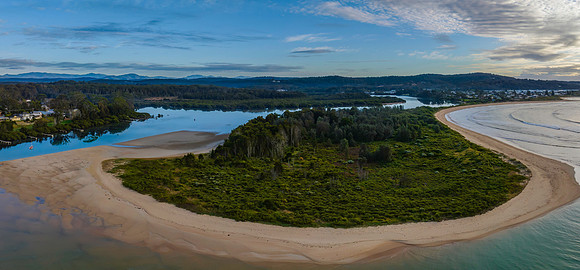 Early morning at the river inlet