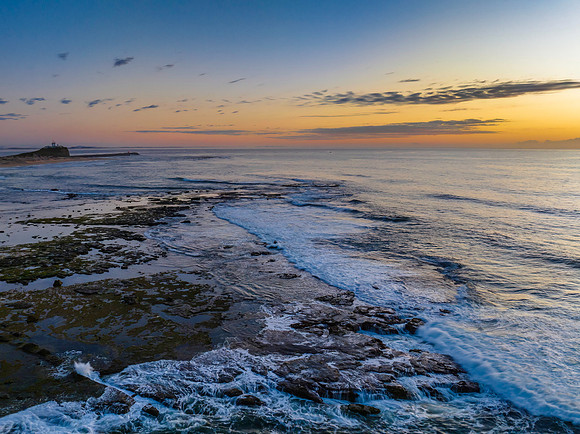 Sunrise Seascape at Flat Rock