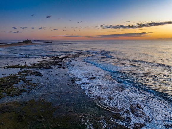 Sunrise Seascape at Flat Rock