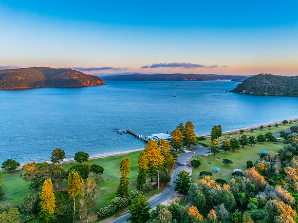 Sunrise over the Pittwater at Palm Beach