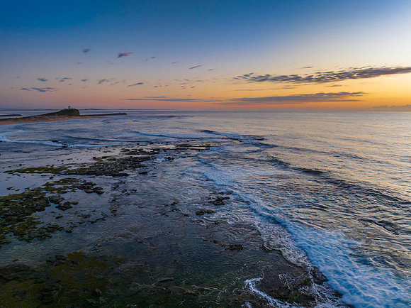 Sunrise Seascape at Flat Rock