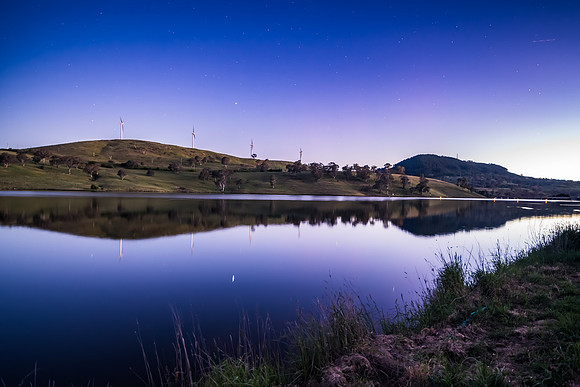 Blue Hour over the dam