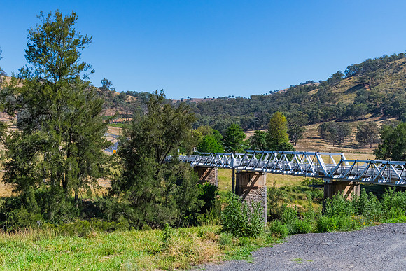 Summer's fields in the Upper Lachlan Shire countryside