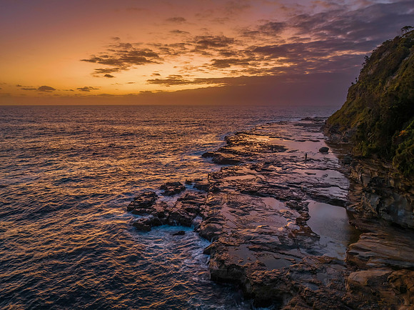 Coastal Sunrise Seascape