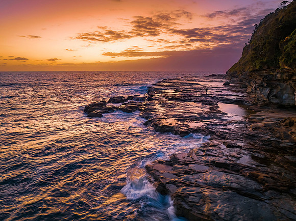 Coastal Sunrise Seascape