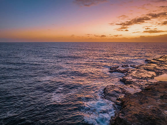 Coastal Sunrise Seascape