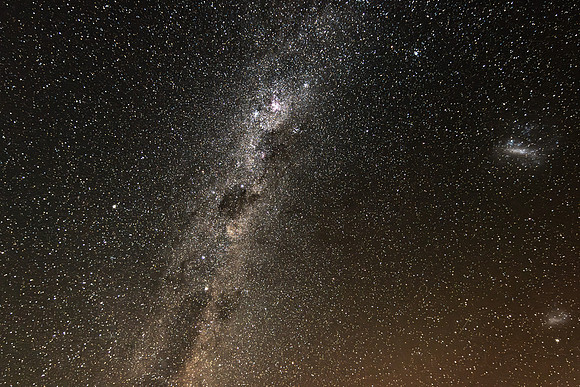 The Southern Lights and the Dark Emu in the MIlky Way