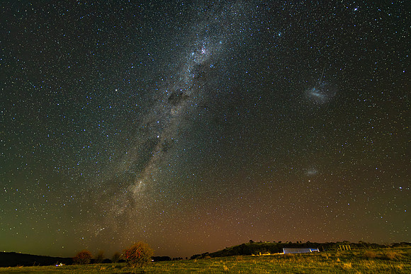 The Southern Lights and the Dark Emu in the MIlky Way