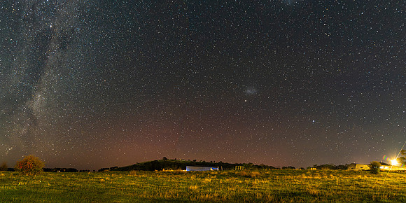 The Southern Lights and the Dark Emu in the MIlky Way