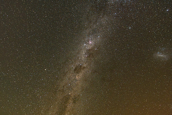 The Southern Lights and the Dark Emu in the MIlky Way