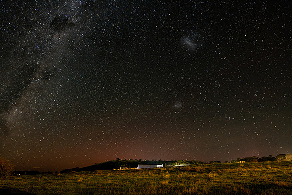 The Southern Lights and the Dark Emu in the MIlky Way