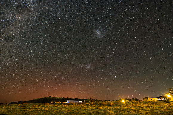 The Southern Lights and the Dark Emu in the MIlky Way