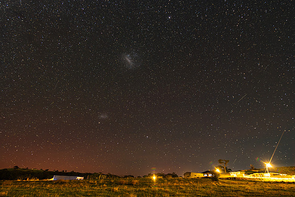 The Southern Lights and the Dark Emu in the MIlky Way