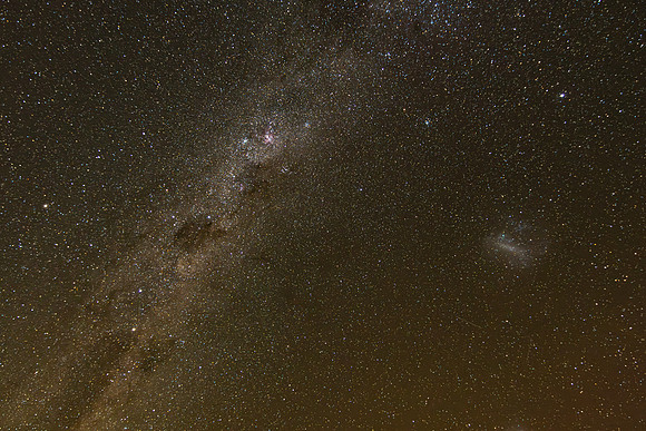 The Southern Lights and the Dark Emu in the MIlky Way
