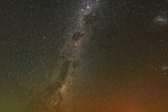 The Southern Lights and the Dark Emu in the MIlky Way