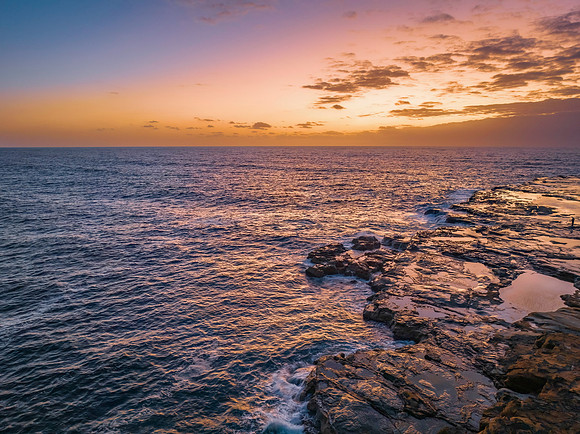 Coastal Sunrise Seascape