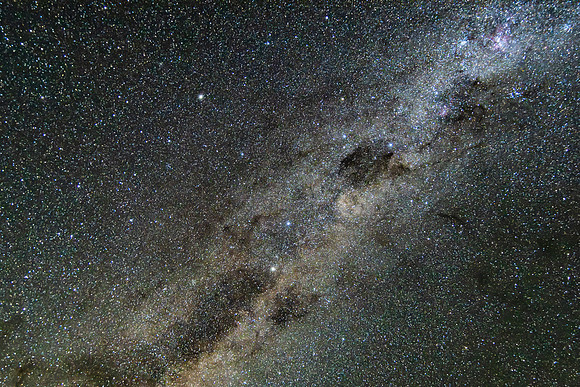 Stargazing Under the Milky Way Night Sky