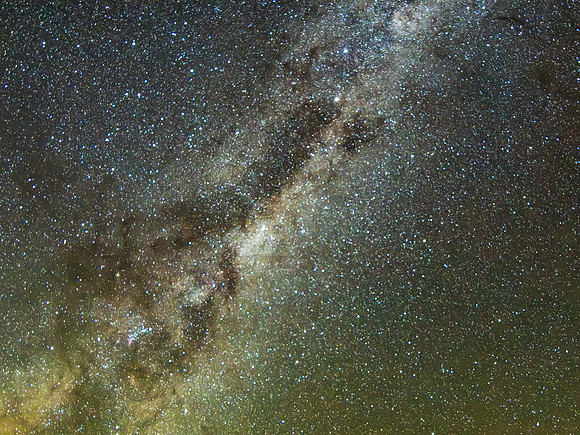 Stargazing Under the Milky Way Night Sky