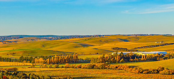 Autumn Golden Hour over the Blayney Countryside