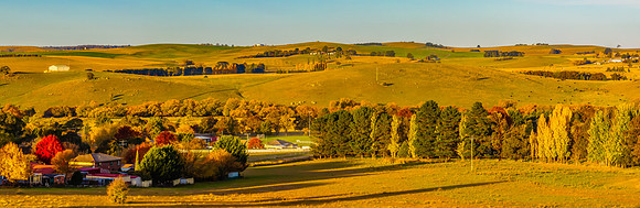 Autumn Golden Hour over the Blayney Countryside