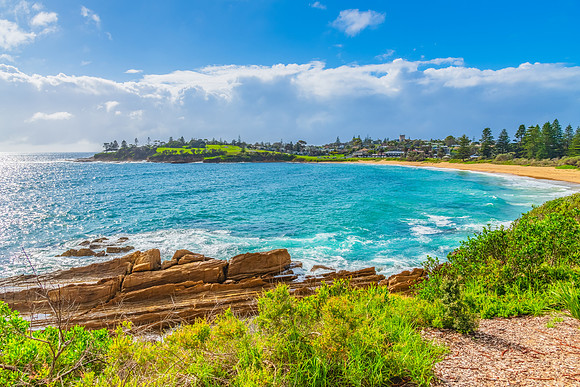 Daytime Seascape from Bermagui Sunrise Point