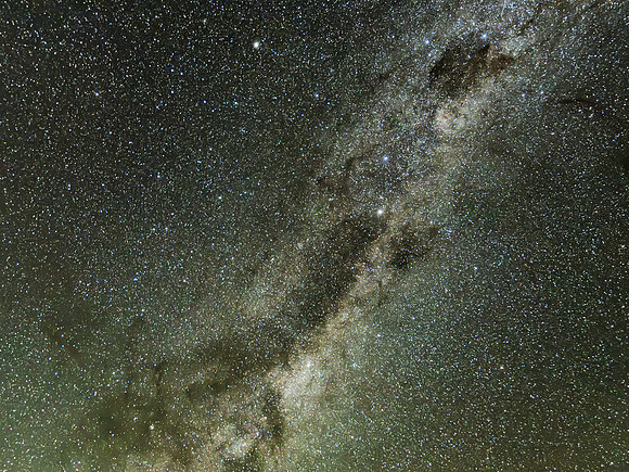 Stargazing Under the Milky Way Night Sky