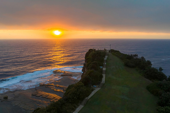 Lookout into the eye of the sun