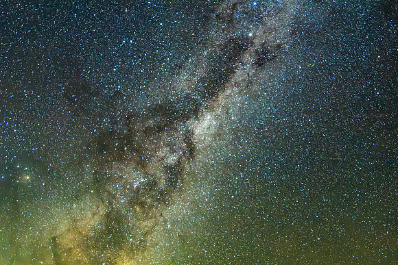 Stargazing Under the Milky Way Night Sky