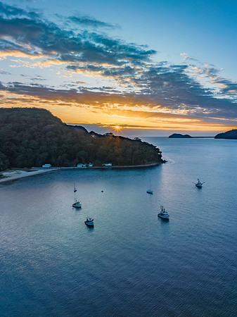 Sunrise views over the seaside village of Patonga