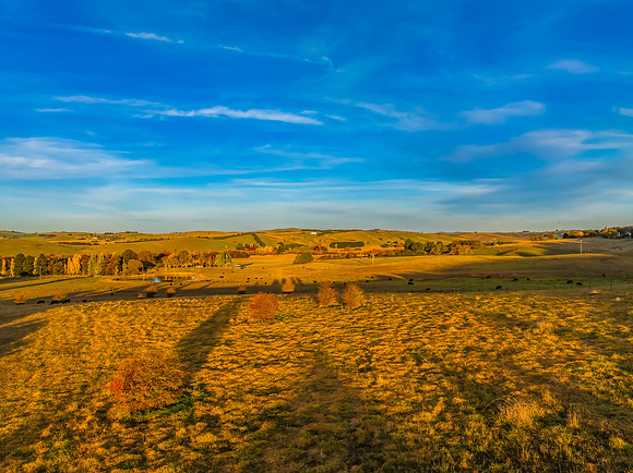 Autumn Golden Hour over the Blayney Countryside
