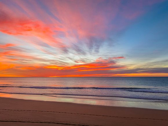 Colourful High Cloud Sunrise at the Seaside