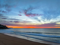 Colourful High Cloud Sunrise at the Seaside