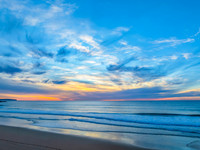 Colourful High Cloud Sunrise at the Seaside