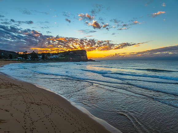 Winter Sunrise at the Seaside