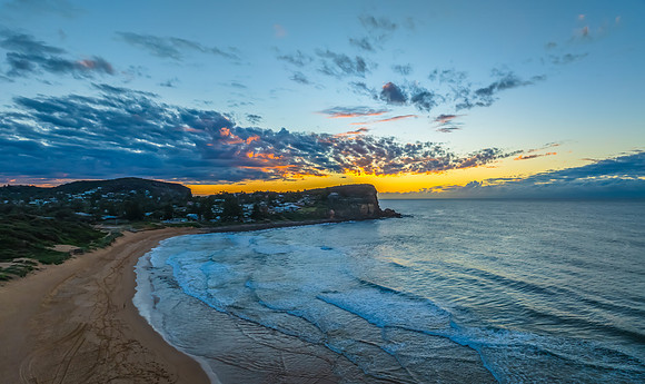 Winter Sunrise at the Seaside