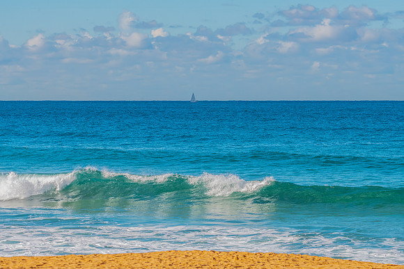 A Quiet Winter's Day at Newport Beach