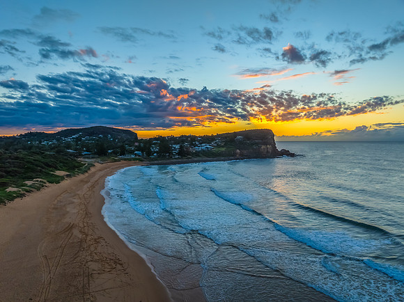 Winter Sunrise at the Seaside