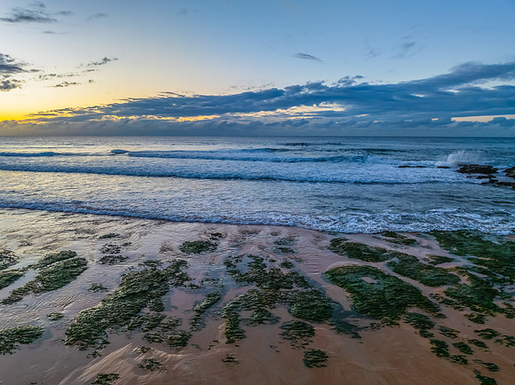 Winter Sunrise at the Seaside