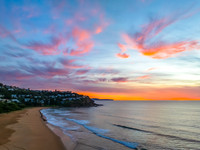 Colourful High Cloud Sunrise at the Seaside