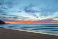 Colourful High Cloud Sunrise at the Seaside