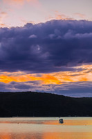Sunset over the Pittwater at Palm Beach