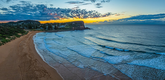 Winter Sunrise at the Seaside