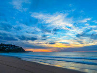 Colourful High Cloud Sunrise at the Seaside
